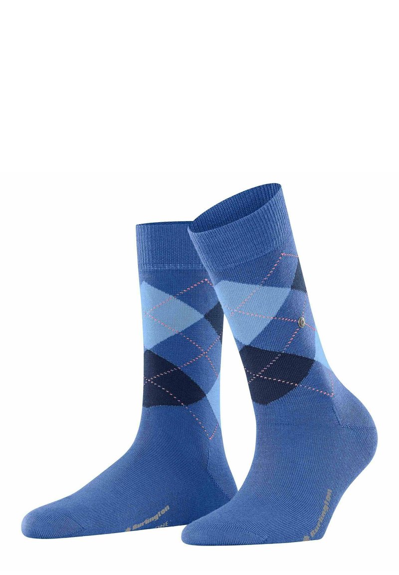 Burlington MARYLEBONE - RAUTENMUSTER ONESIZE - Chaussettes - blau