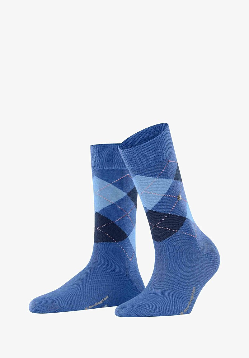 Burlington MARYLEBONE - RAUTENMUSTER ONESIZE - Chaussettes - blau
