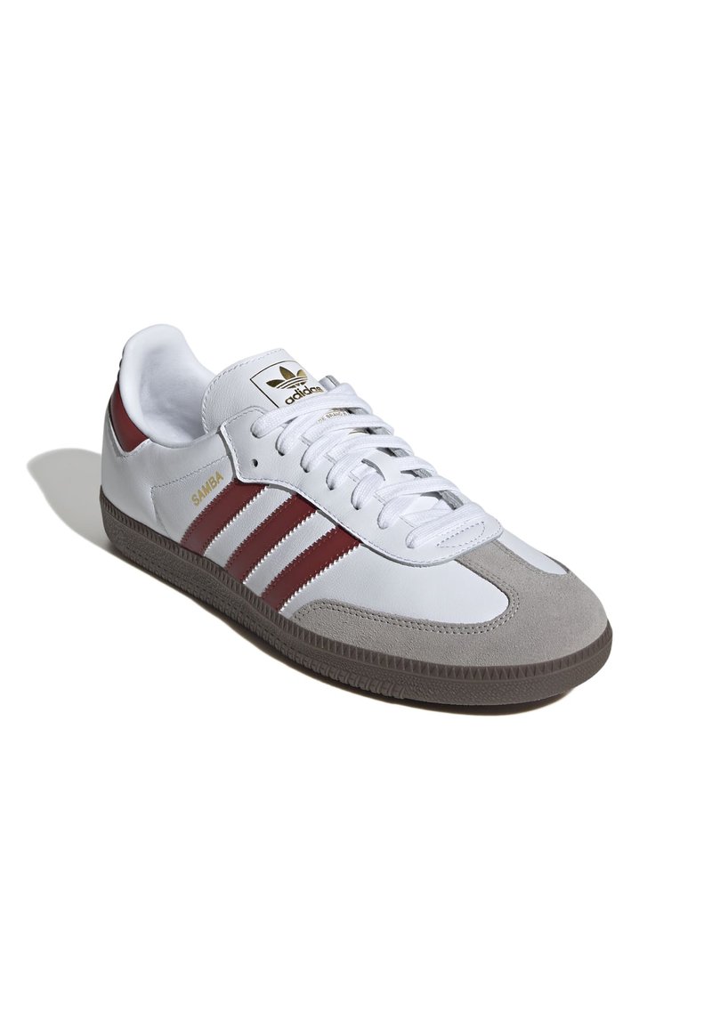 adidas gazelle silver green womens Samba OG Womens Lifestyle Shoes (Cloud White/Clear Granite/Gold Metallic) main image 0