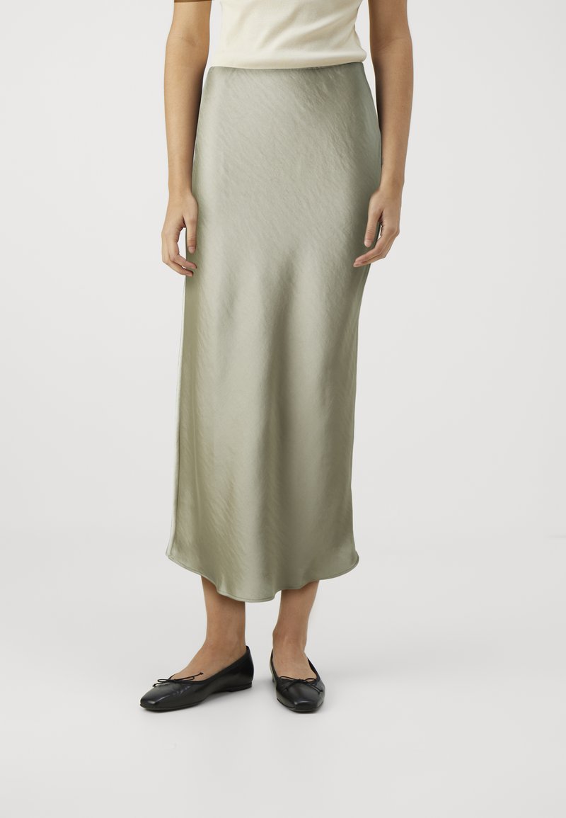 Samsøe Samsøe AGNETA SKIRT - A-Linien-Rock - light olive
