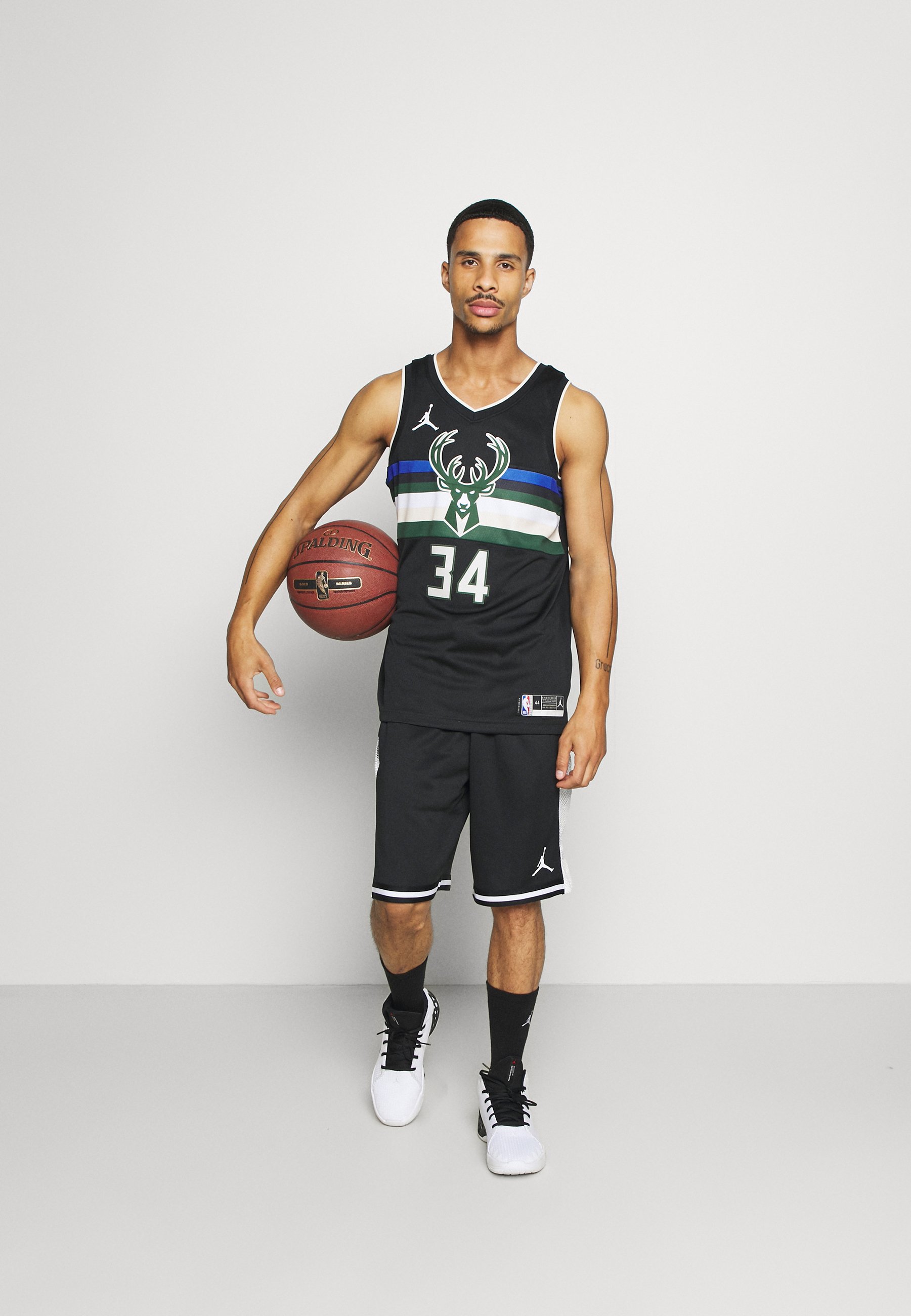 Bucks antetokounmpo jersey black Clearance