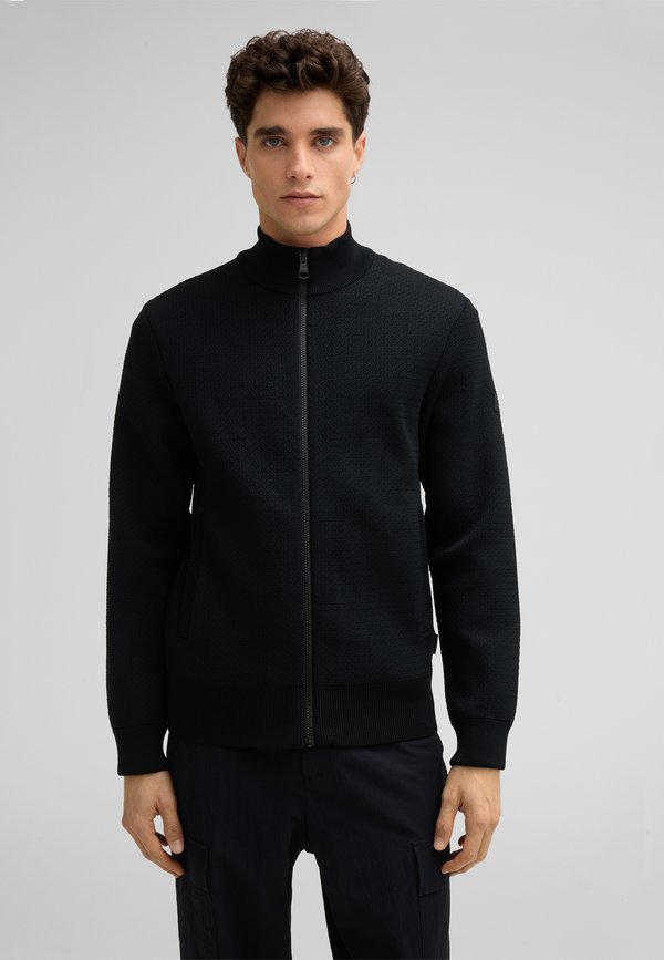 Strickjacke - schwarz