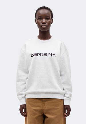 Carhartt WIP, W' CARHARTT SWEATSHIRT - Суитшърт - ash heather/cozy purple