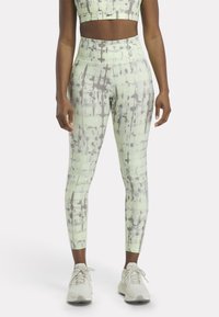Reebok LUX PERFORM PRINTED - Leggings - citrus glow