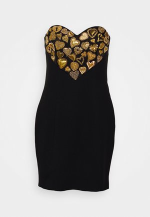 EMBELLISHED HEARTS - Kokteilikleit/peokleit - black