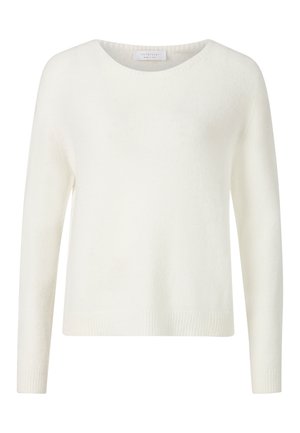 CREW NECK - Striktrøje - pearl white