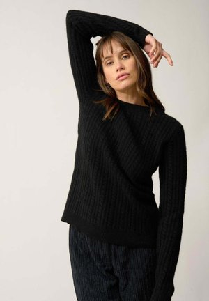 ROUND NECK  - Pullover - black