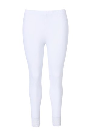 Ulla Popken, TRIM - Leggings - Hosen - snow white