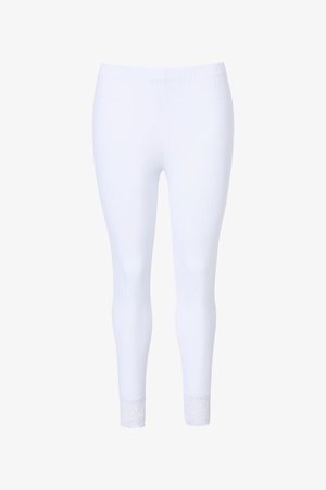 Ulla Popken, TRIM - Leggings - Hosen - snow white