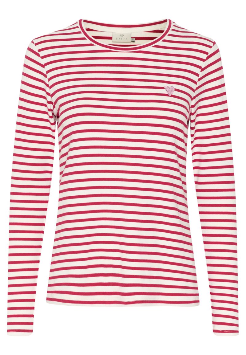 Kaffe LIDDY - T-shirt à manches longues - chalk/blanc