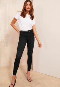 Friends Like These HIGH WAISTED - Vaqueros pitillo - ink blue