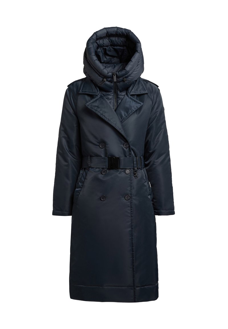 khujo Wintermantel donkerblauw