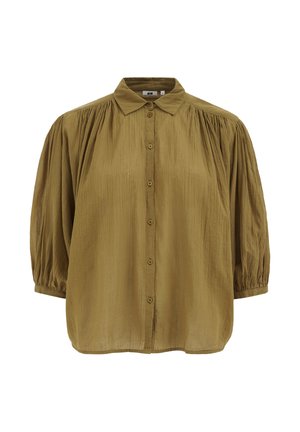 WE Fashion, CURVE - Hemdbluse - olive green