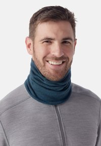 Smartwool THERMAL REVERSIBLE GAITER UNISEX - Tubehalstørklæder - twilight blue heather