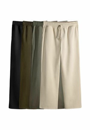 REGULAR FIT - 4 PACK - Jogginghose - black green