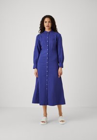 YAS Tall - YASMIA LONG DRESS - Särkkleit - navy blue Väikepilt 1