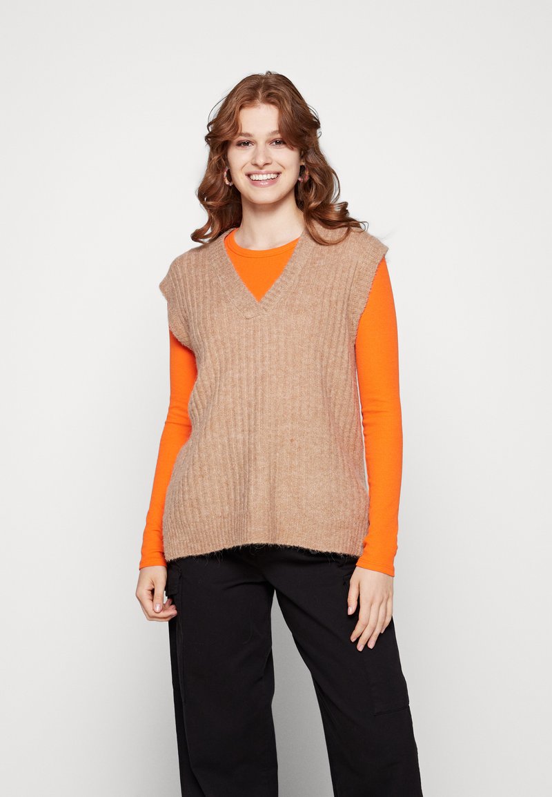 Ichi Kamara cardigan sand/brown melange