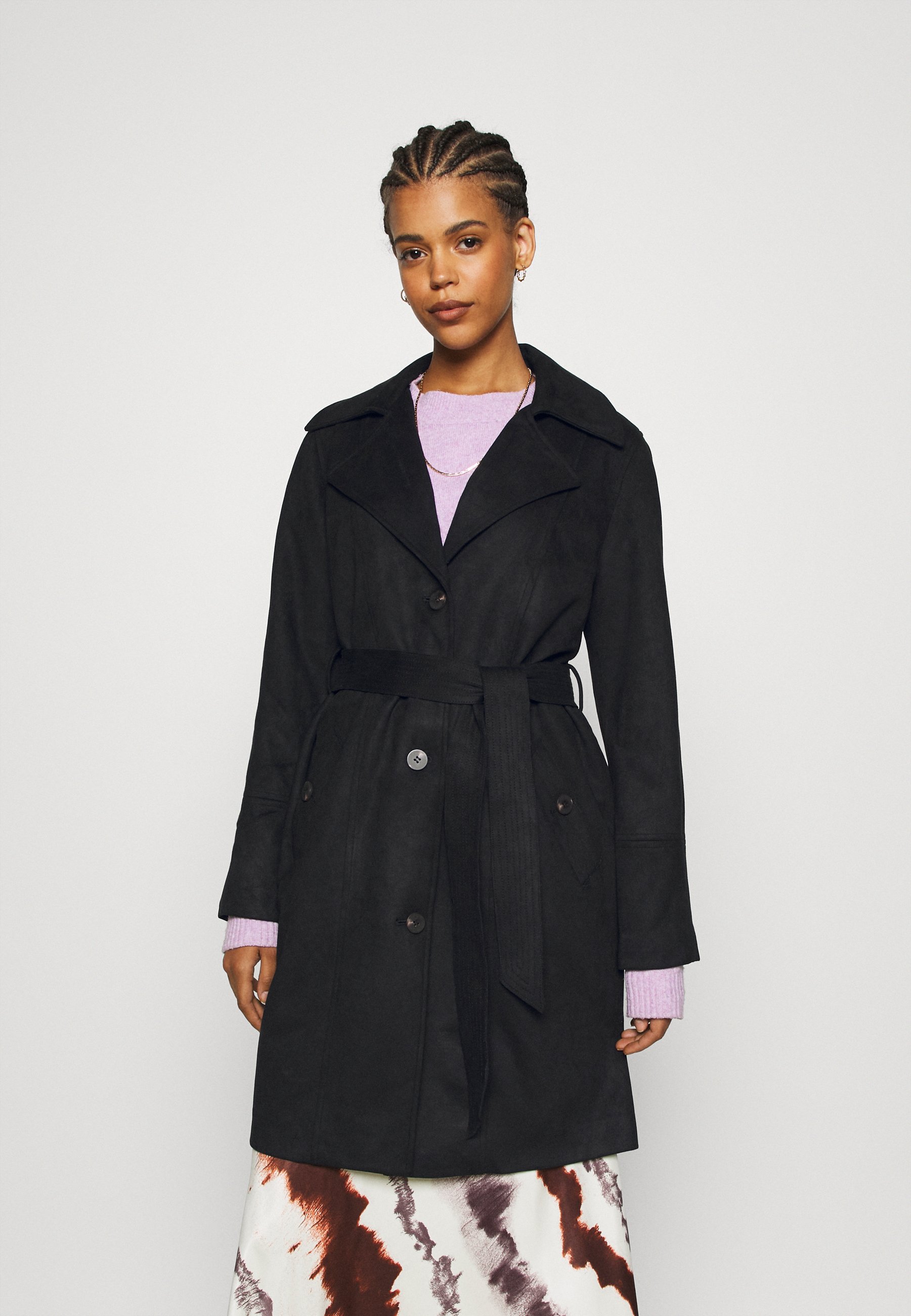 Trench Femme C&A Vintage - Vert Olive, Taille 40, Manteau Imperméable, Très Bon état
