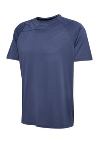 Hummel COURT LIGHT WEIGHT  - T-shirt till träning - blue indigo