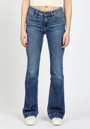 MAXIMA - Jeans Bootcut - average midblue