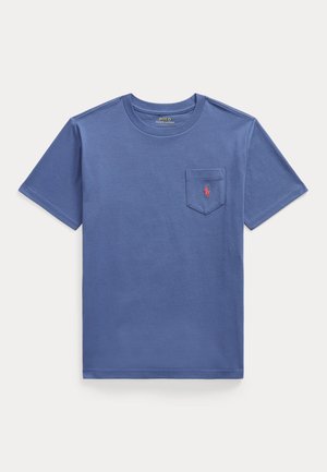 Polo Ralph Lauren, COTTON JERSEY POCKET TEE 7-14Y - Základné tričko - blue heaven