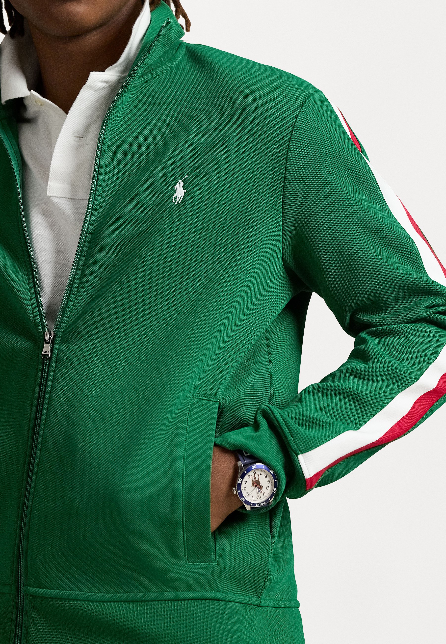 Polo Ralph Lauren LSTRAKJKTM13 - Giacca sportiva - tennis green