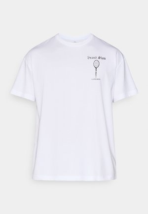 Björn Borg ACE OVERSIZED T-SHIRT - Print T-shirt - brilliant white