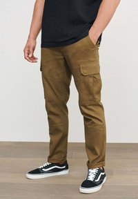 Next SLIM FIT STRETCH - Cargo hlače - tan