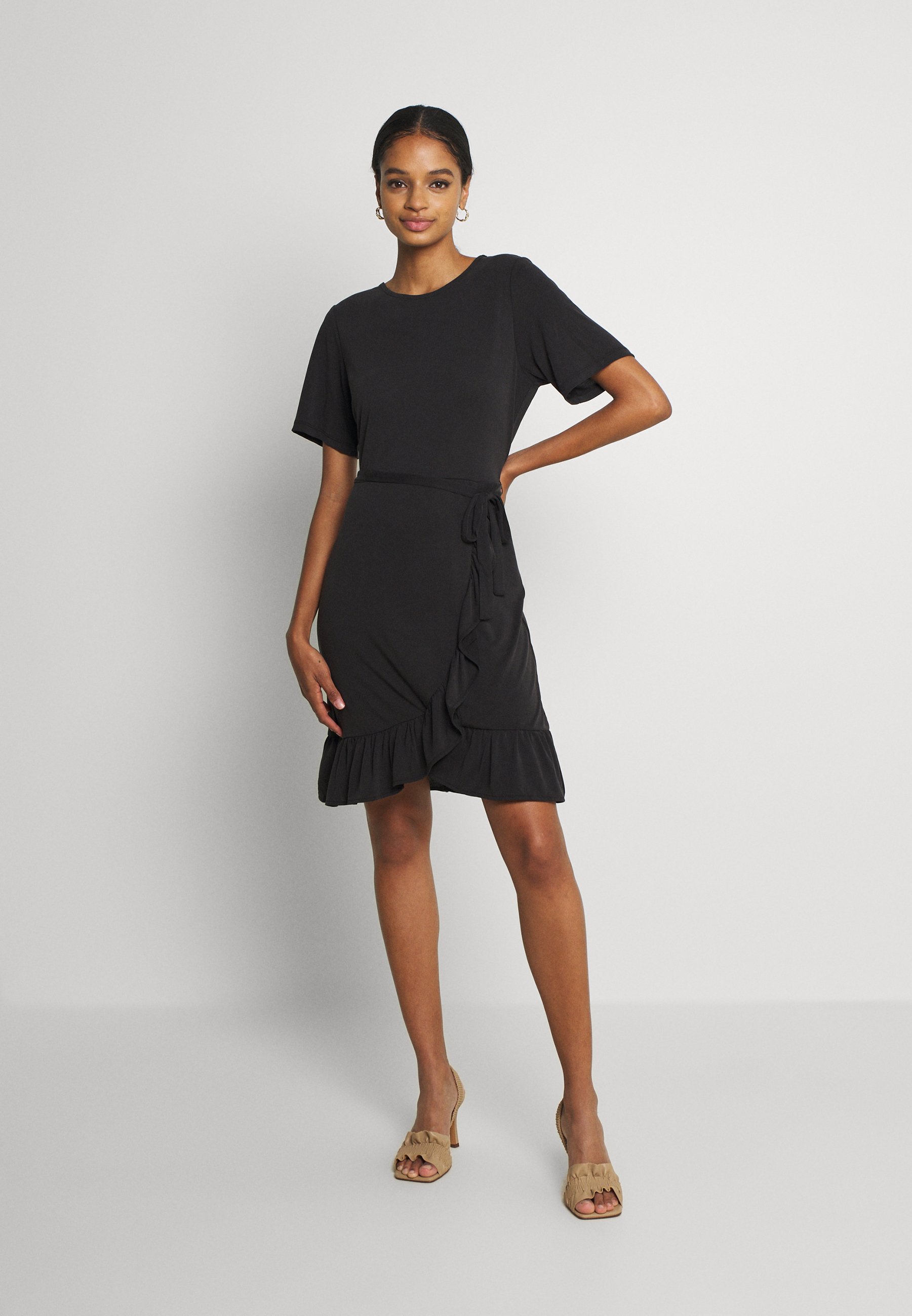 Vila VIKALIE DRESS - Jerseyklänning - black/svart - Zalando.se