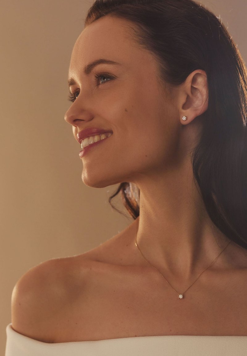 Isabel Bernard DE LA PAIX HANAÉ GOLD 14 CT, DIAMOND 0.16 CT - Oorbellen - gold coloured