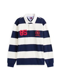 STRIPE RUGBY UNISEX - Majica z dolgimi rokavi - dark night navy stripe