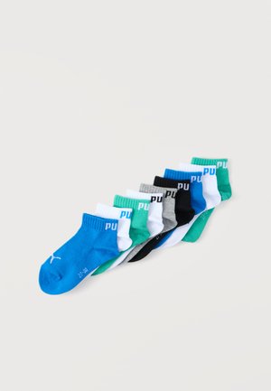 QUARTER UNISEX 9 PACK - Chaussettes - blue/green