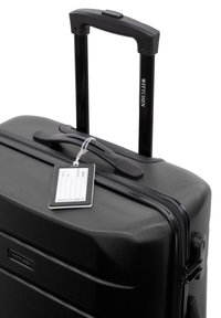 WITTCHEN LARGE SUITCASE WITH LUGGAGE TAG FROM ABS - Valise à roulettes - black