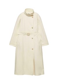 FLOWY BELTED - Cappotto classico - light yellow