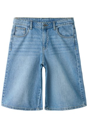 TWO SOON BAGGY JORTS - Denim shorts - medium blue denim
