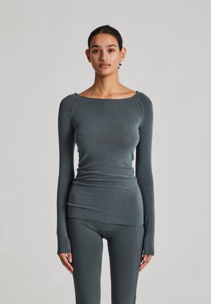 AMALIE L/S - Jumper - petrol grey