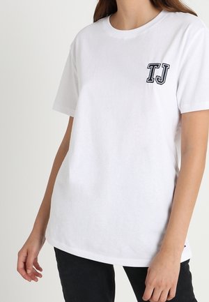 T-shirt med print - white