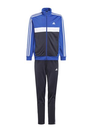 adidas Performance ESSENTIALS 3-STRIPES TIBERIO TRACK SUIT - Gornji dio trenirke - topsemi lucid blue/white/legend ink/white bottom:legend ink f17/white