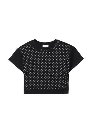 AVEC STRASS - T-shirt imprimé - black