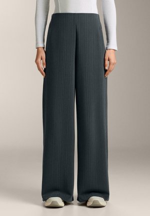 STRIPE WITH 33387165 - Hlače - mottled grey