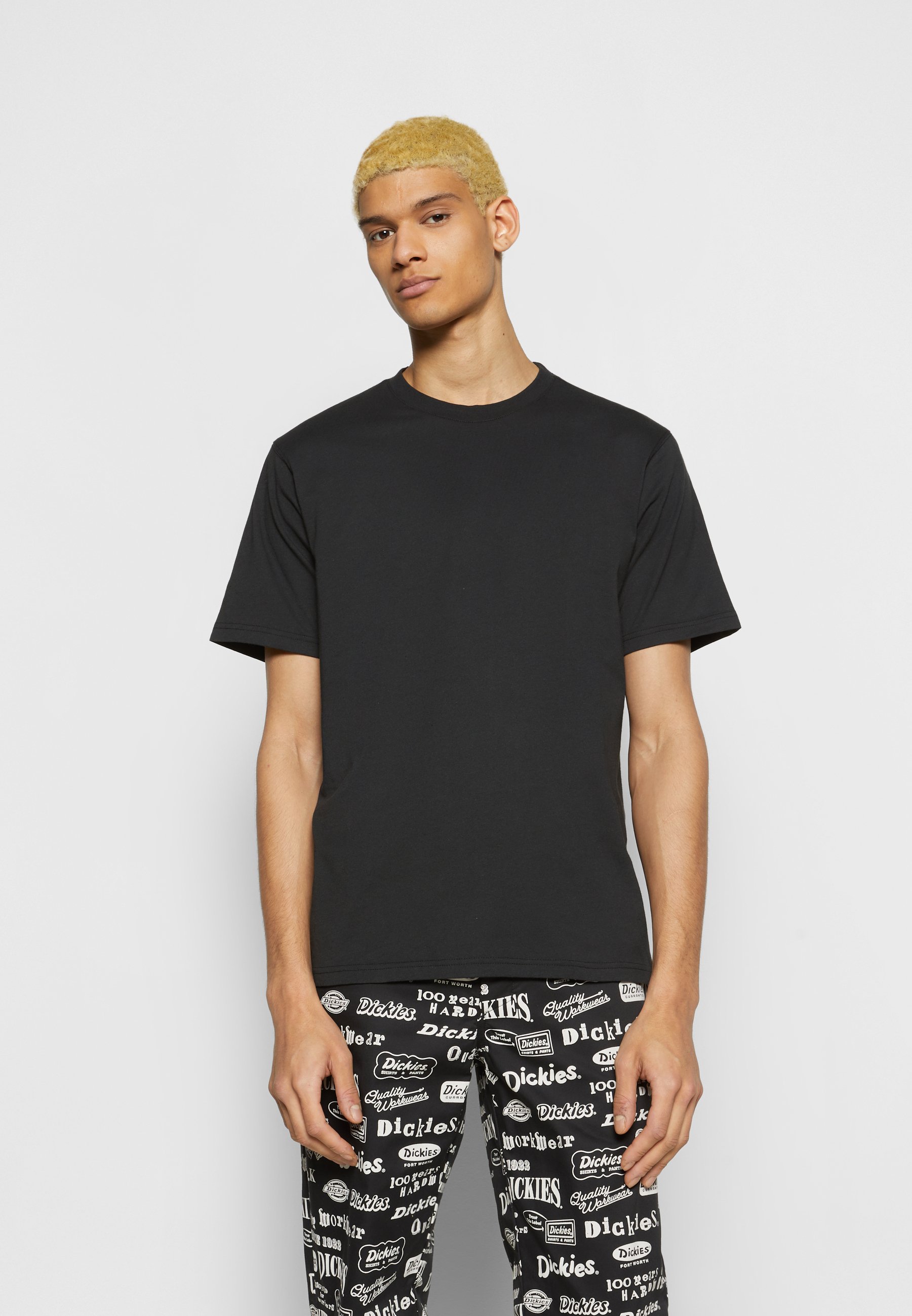 Dickies 3 Pack Basic Tshirt white/navy/black, Men's, Size: XS, Dark Red