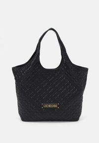 Love Moschino QUILTED BAG SET - Cabas - nero