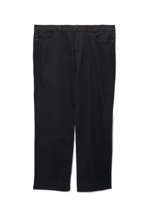 Zizzi MIT HOHER TAILLE - Pantalon classique - black