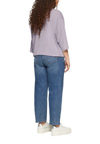 QS MIT V-AUSSCHNITT - Langarmshirt - grau