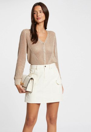 OPENWORK LONG-SLEEVED - Cardigan - dore