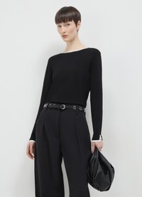 Calliope PROFILI A CONTRASTO - Felpa - ultrablack