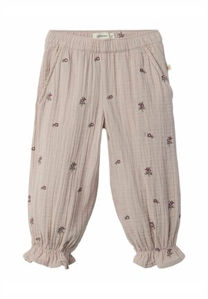 Lil' Atelier REGULAR FIT - Tygbyxor - shadow gray