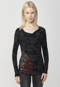 Koroshi Top s dlouhým rukávem - black