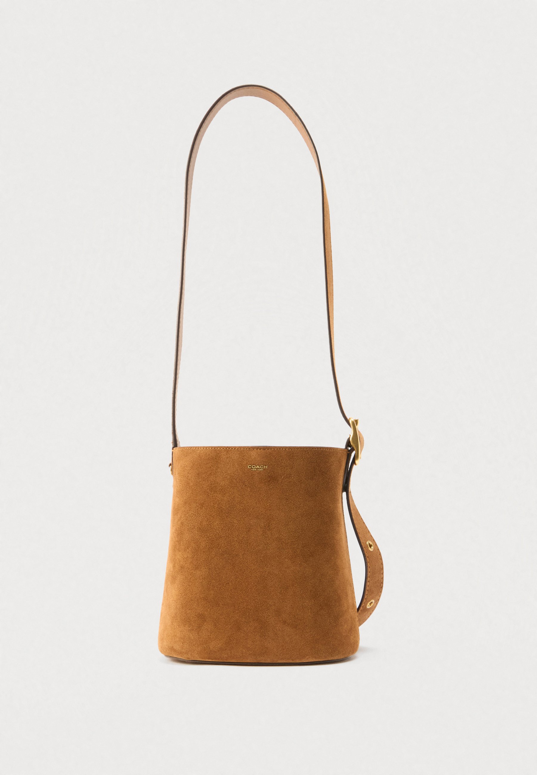 COACH BLEECKER BUCKET BAG - Cross body bag - warm brown/brown 