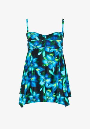 Yours Clothing, PLUS SIZE TANKINIS - Maillot de bain - blue